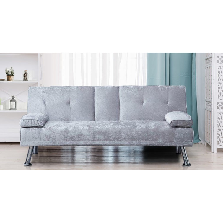 Mercer41 Halie 3 Seater Clic Clac Sofa Bed & Reviews Wayfair.co.uk